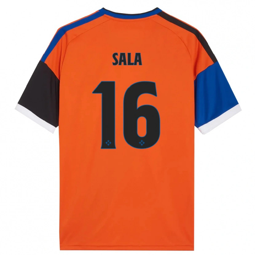 Danxen Homem Camisola Mattia Sala #16 Laranja Azul Preto Branco Alternativa 2026/27 Camisa Brasil