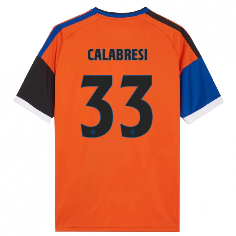 Danxen Homem Camisola Arturo Calabresi #33 Laranja Azul Preto Branco Alternativa 2026/27 Camisa Brasil