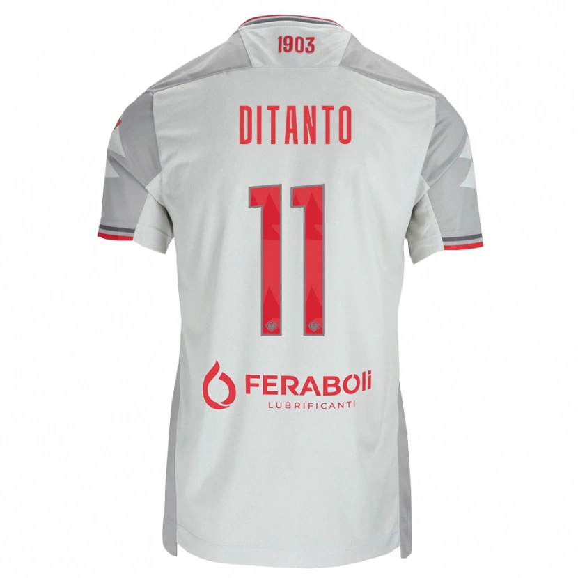 Danxen Homem Camisola Tiziano Ditanto #11 Cinza Branco Vermelho Alternativa 2026/27 Camisa Brasil
