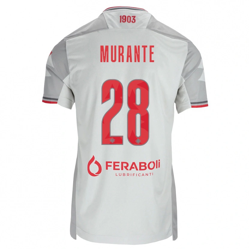 Danxen Homem Camisola Alessandro Murante #28 Cinza Branco Vermelho Alternativa 2026/27 Camisa Brasil