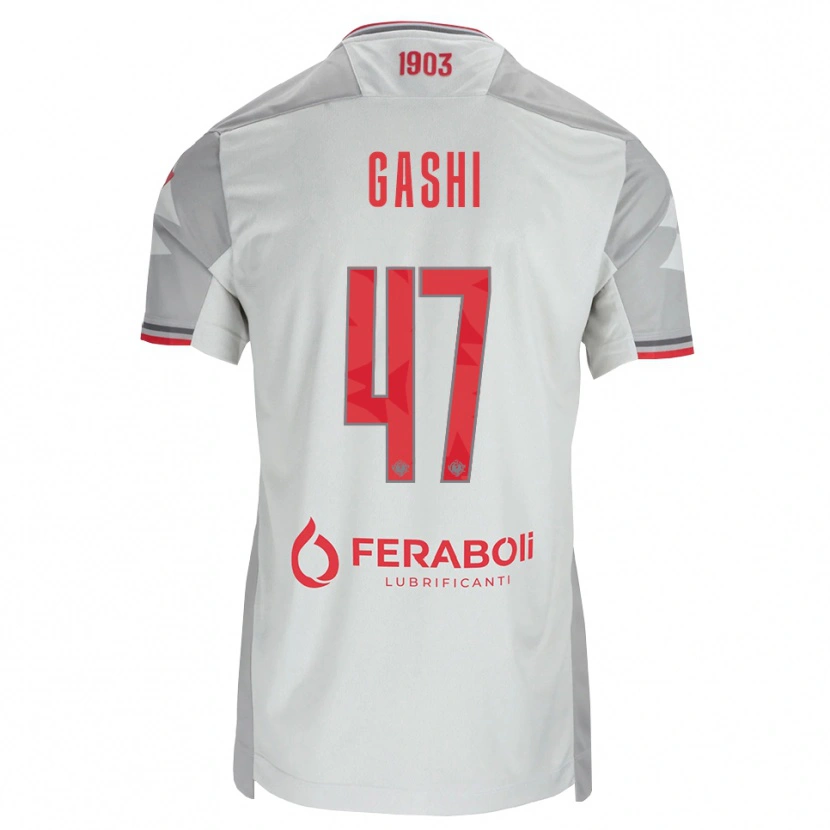 Danxen Homem Camisola Eduart Gashi #47 Cinza Branco Vermelho Alternativa 2026/27 Camisa Brasil