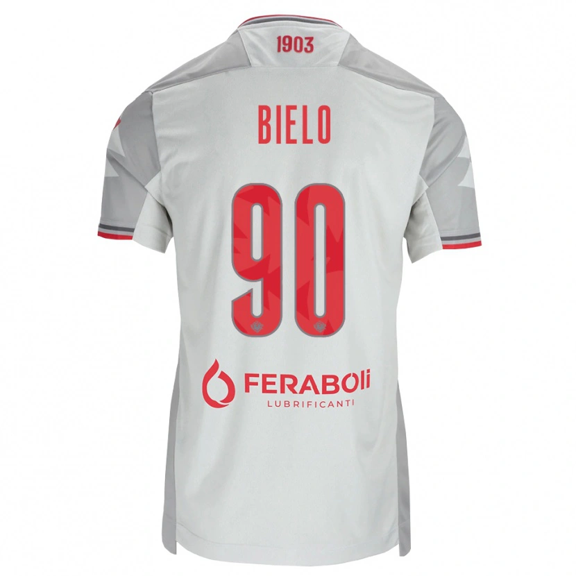 Danxen Homem Camisola Manu Bielo #90 Cinza Branco Vermelho Alternativa 2026/27 Camisa Brasil