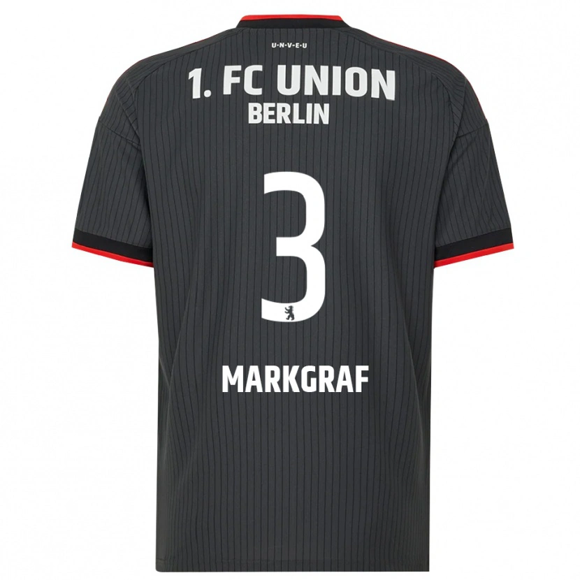 Danxen Homem Camisola Andrik Markgraf #3 Preto Branco Vermelho Alternativa 2026/27 Camisa Brasil