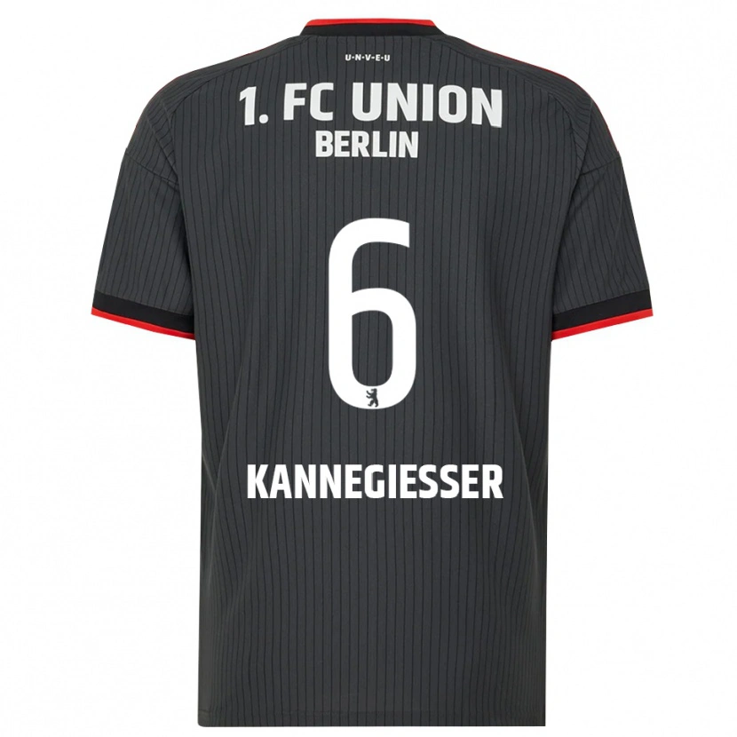 Danxen Homem Camisola Tom Kannegießer #6 Preto Branco Vermelho Alternativa 2026/27 Camisa Brasil