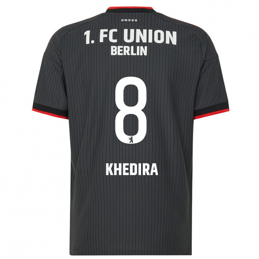 Danxen Homem Camisola Rani Khedira #8 Preto Branco Vermelho Alternativa 2026/27 Camisa Brasil