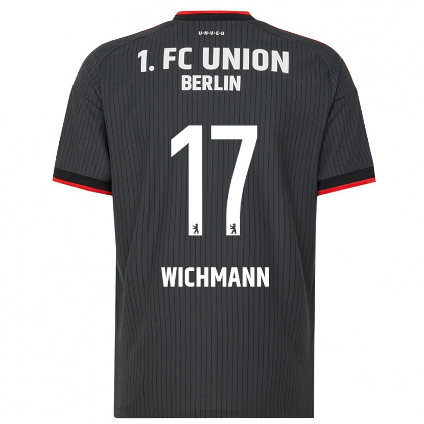 Danxen Homem Camisola Julius Wichmann #17 Preto Branco Vermelho Alternativa 2026/27 Camisa Brasil
