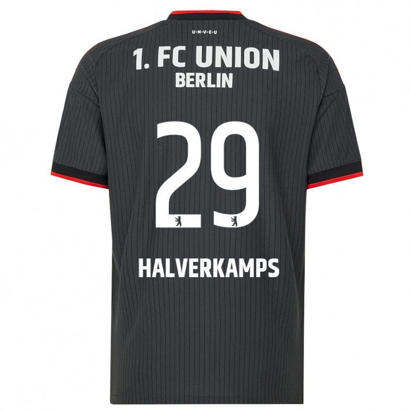 Danxen Homem Camisola Antonia Halverkamps #29 Preto Branco Vermelho Alternativa 2026/27 Camisa Brasil