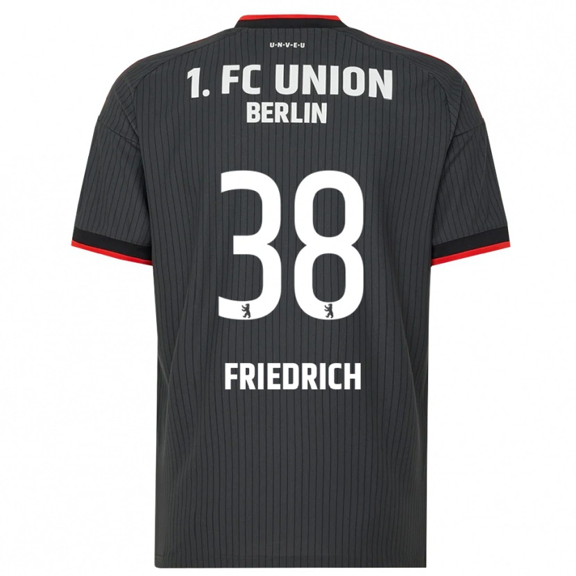 Danxen Homem Camisola Julien Friedrich #38 Preto Branco Vermelho Alternativa 2026/27 Camisa Brasil