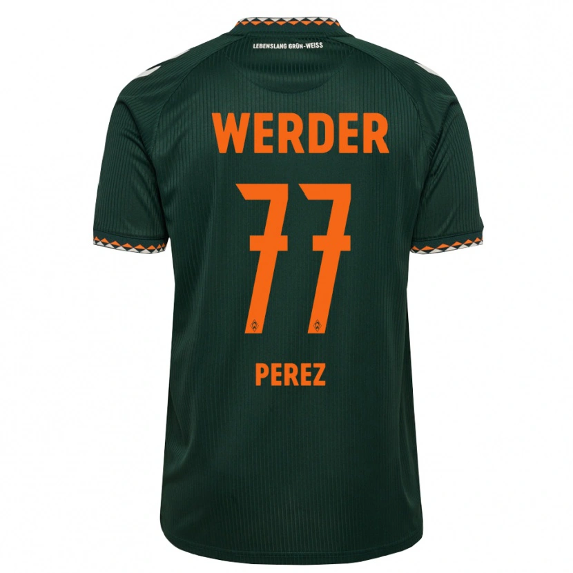 Danxen Homem Camisola Catalina Pérez Jaramillo #77 Verde Escuro Laranja Branco Alternativa 2026/27 Camisa Brasil