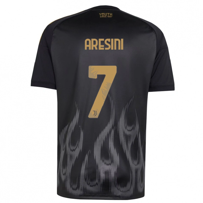 Danxen Homem Camisola Raffaele Aresini #7 Preto Marrom Terceiro 2026/27 Camisa Brasil