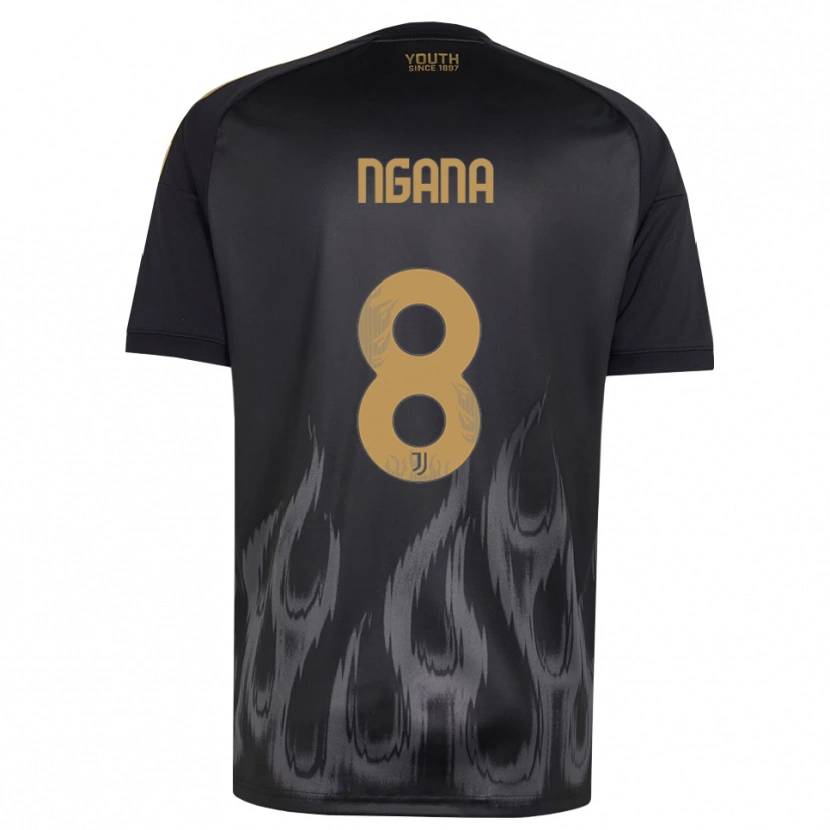 Danxen Homem Camisola Valdes Ngana #8 Preto Marrom Terceiro 2026/27 Camisa Brasil