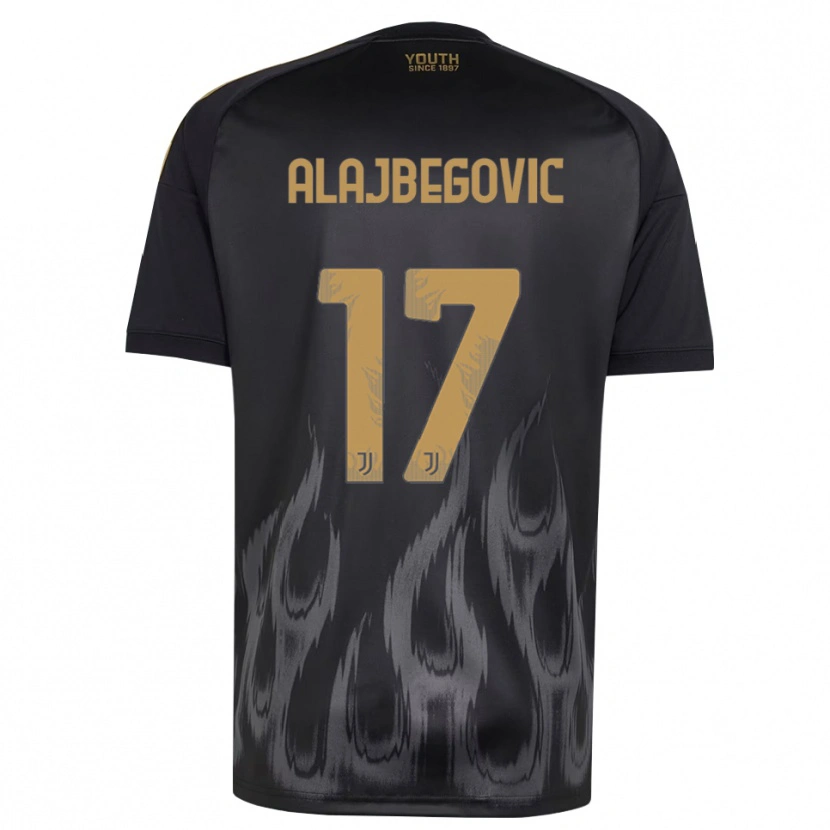 Danxen Homem Camisola Kerim Alajbegovic #17 Preto Marrom Terceiro 2026/27 Camisa Brasil