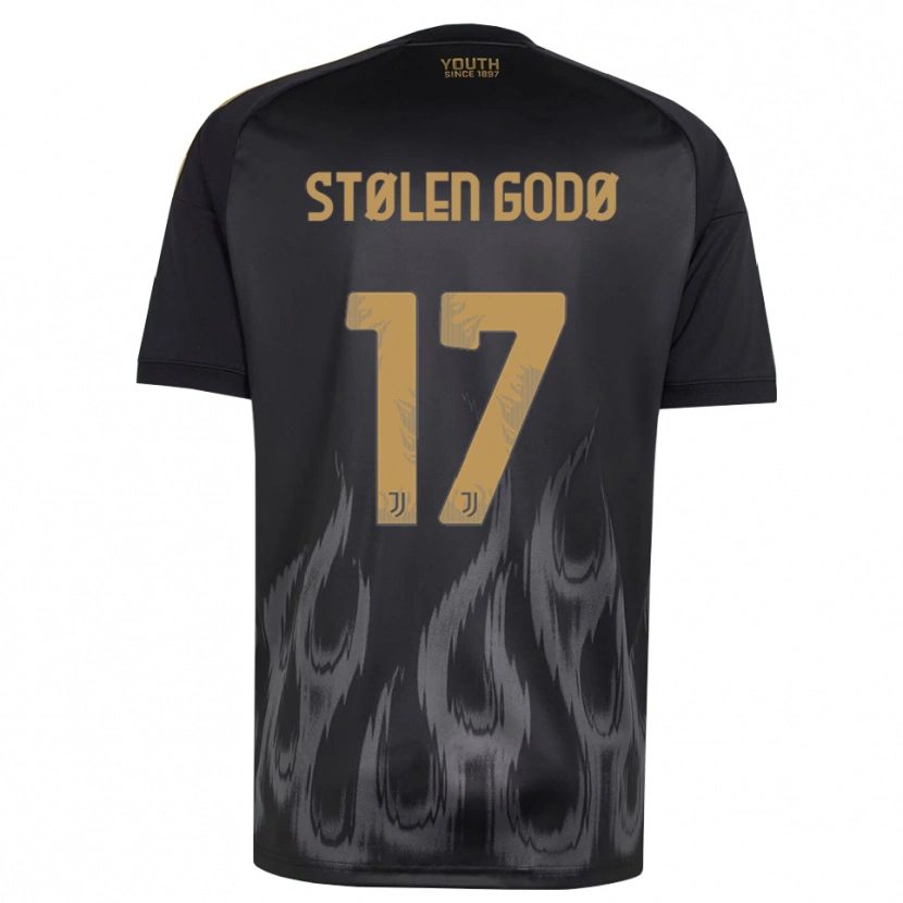 Danxen Homem Camisola Emma Stølen Godø #17 Preto Marrom Terceiro 2026/27 Camisa Brasil