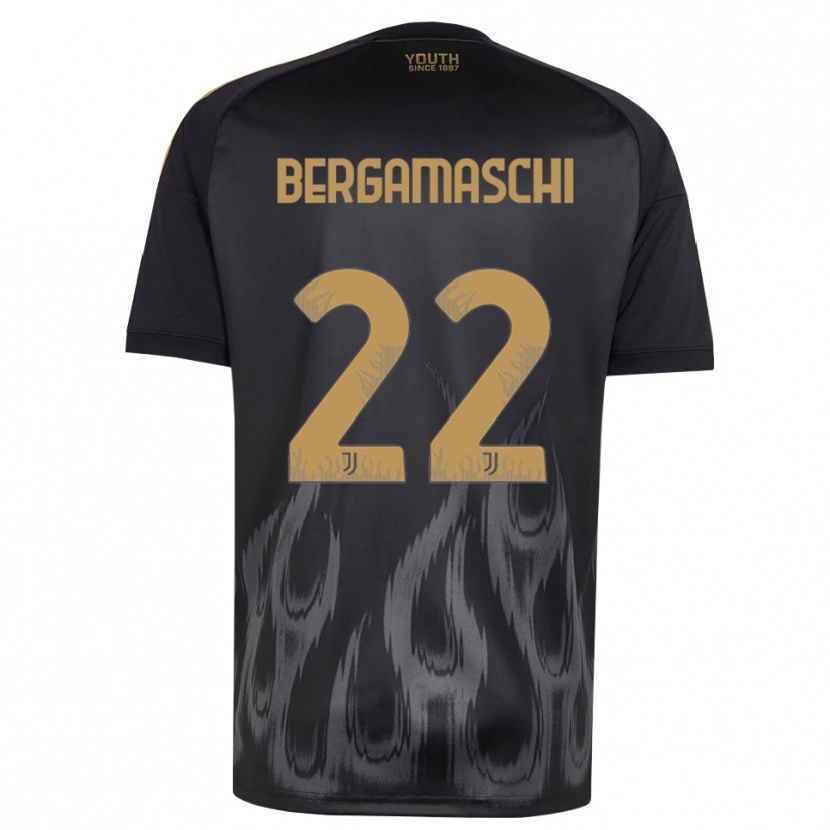 Danxen Homem Camisola Valentina Bergamaschi #22 Preto Marrom Terceiro 2026/27 Camisa Brasil