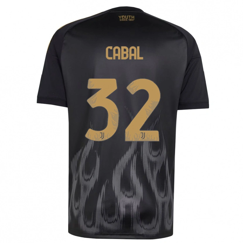 Danxen Homem Camisola Juan Cabal #32 Preto Marrom Terceiro 2026/27 Camisa Brasil