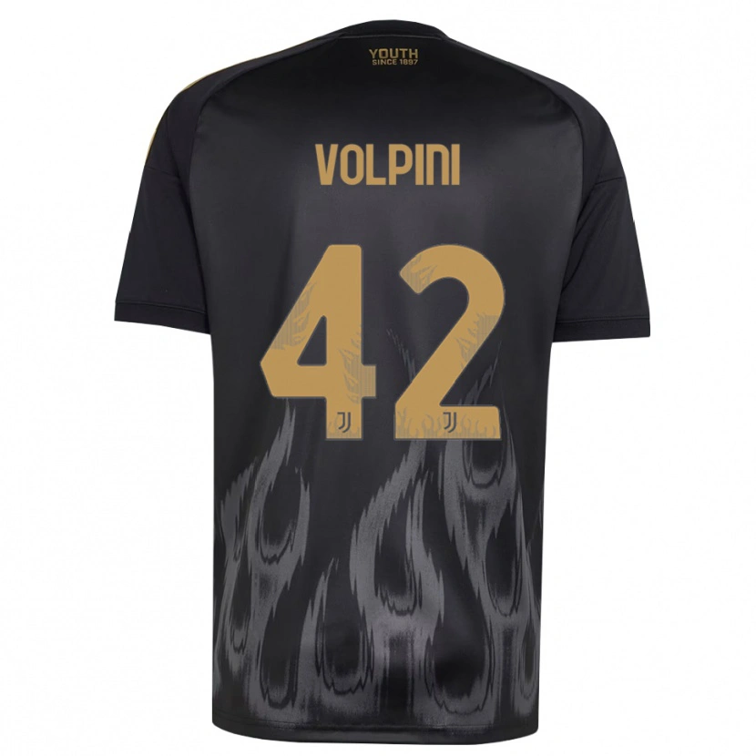 Danxen Homem Camisola Viola Volpini #42 Preto Marrom Terceiro 2026/27 Camisa Brasil