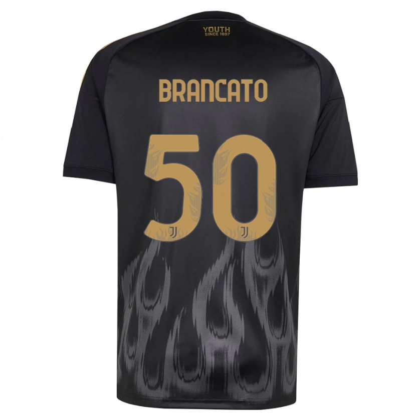 Danxen Homem Camisola Alessandro Brancato #50 Preto Marrom Terceiro 2026/27 Camisa Brasil