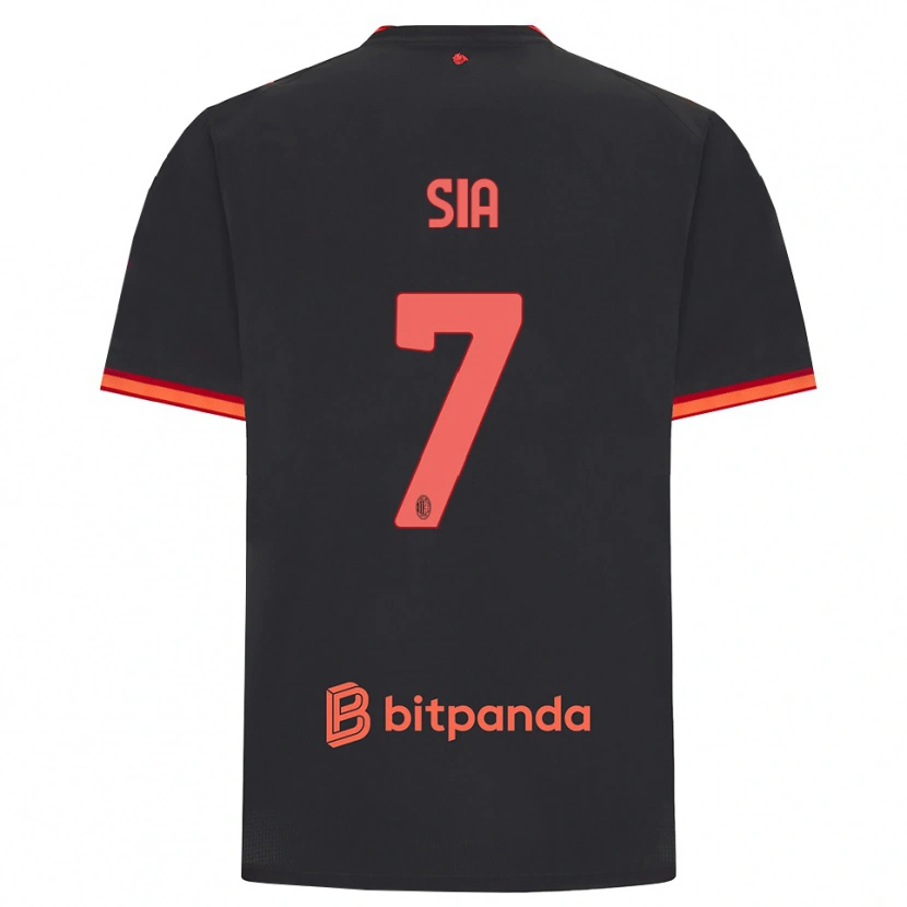 Danxen Homem Camisola Diego Sia #7 Preto Vermelho Terceiro 2026/27 Camisa Brasil