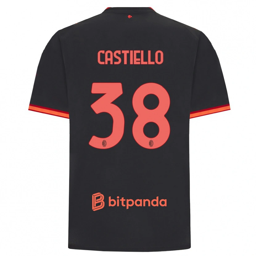 Danxen Homem Camisola Alex Castiello #38 Preto Vermelho Terceiro 2026/27 Camisa Brasil