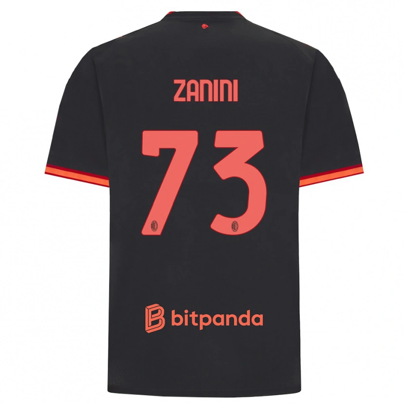 Danxen Homem Camisola Paola Zanini #73 Preto Vermelho Terceiro 2026/27 Camisa Brasil