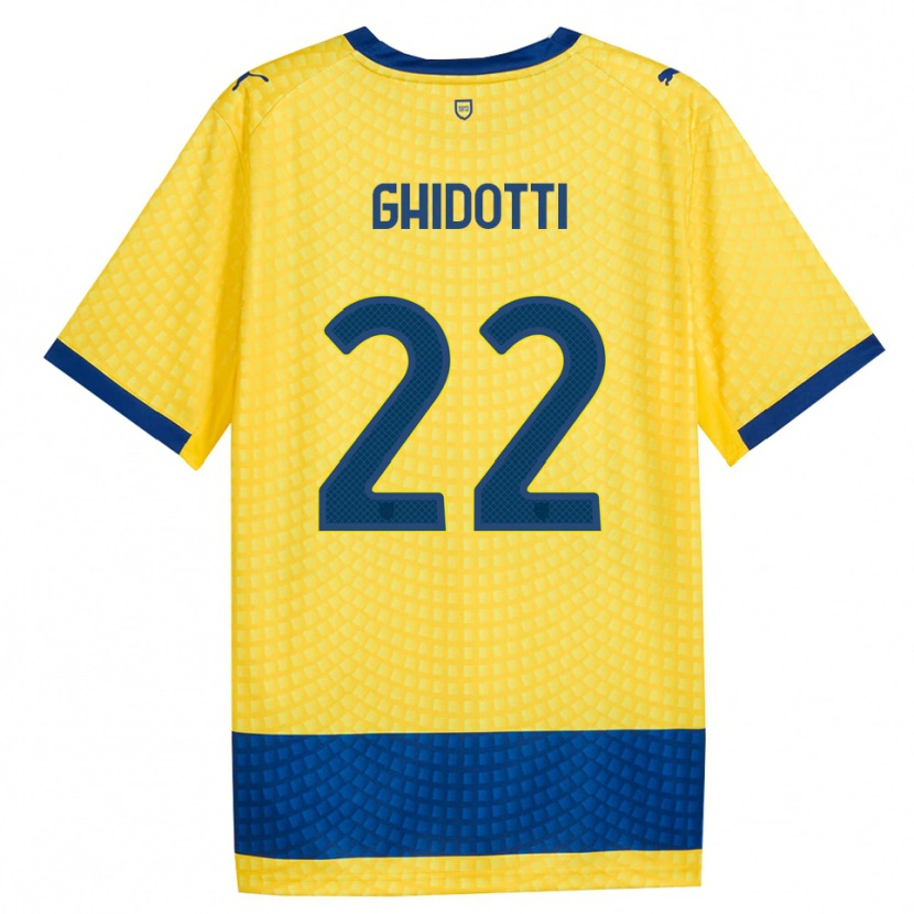 Danxen Homem Camisola Simone Ghidotti #22 Amarelo Azul Preto Alternativa 2026/27 Camisa Brasil