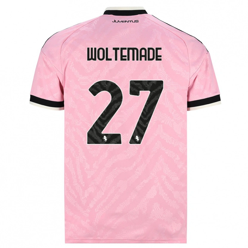 Danxen Mulher Camisola Nick Woltemade #27 Preto Rosa Alternativa 2026/27 Camisa Brasil