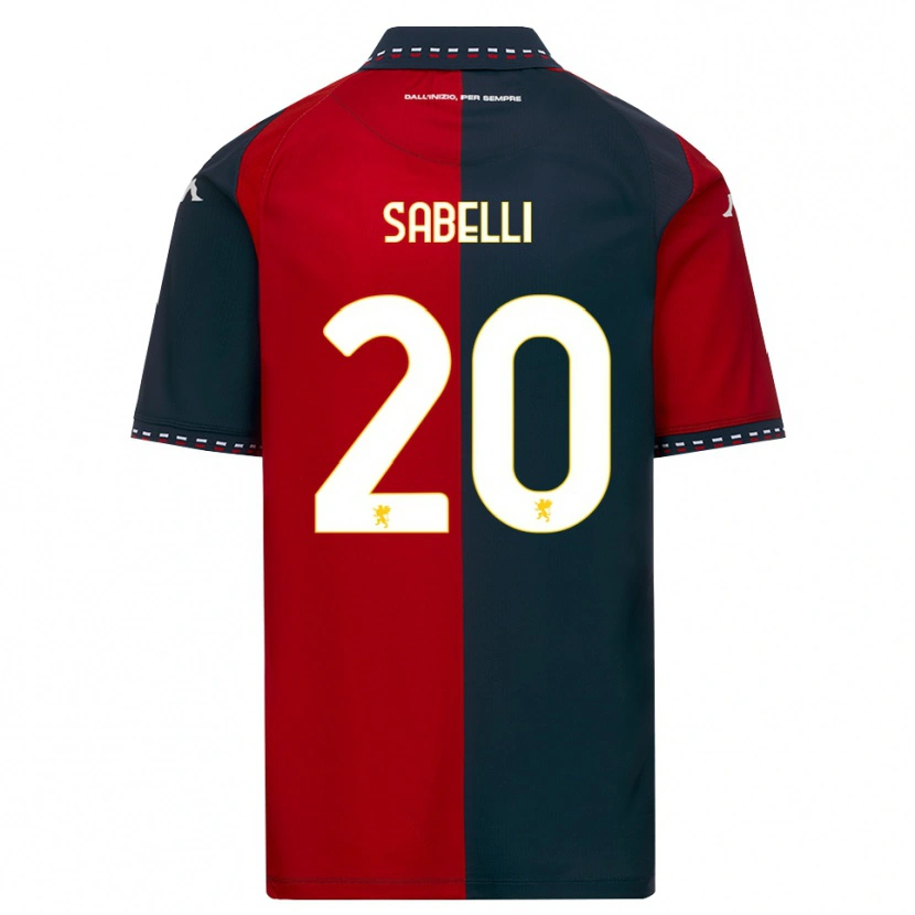 Danxen Mulher Camisola Stefano Sabelli #20 Vermelho Preto Branco Principal 2026/27 Camisa Brasil