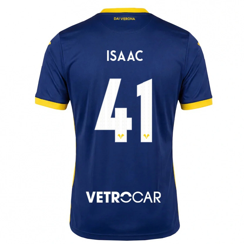 Danxen Mulher Camisola Isaac Aguiar Tomich #41 Azul Real Amarelo Branco Principal 2026/27 Camisa Brasil