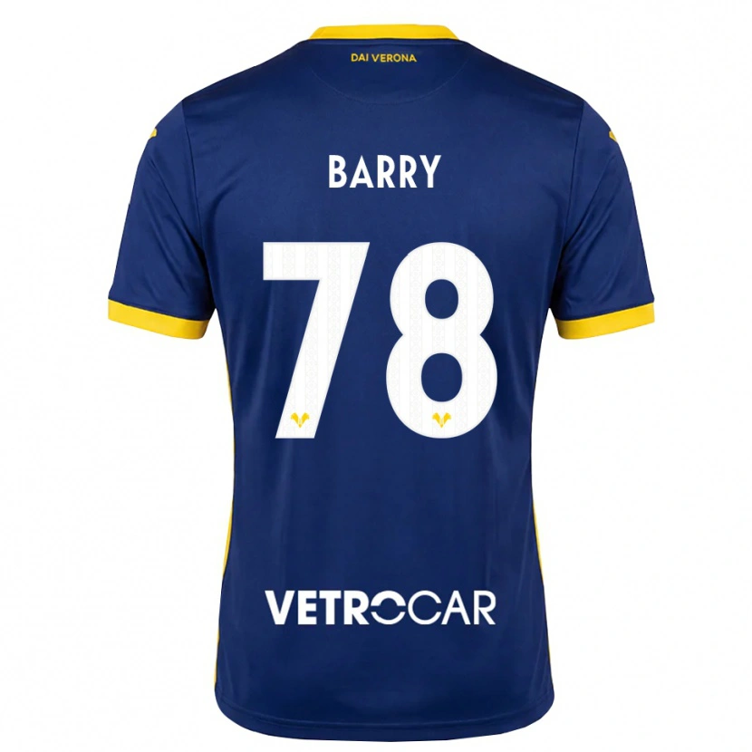Danxen Mulher Camisola Oumar Barry #78 Azul Real Amarelo Branco Principal 2026/27 Camisa Brasil