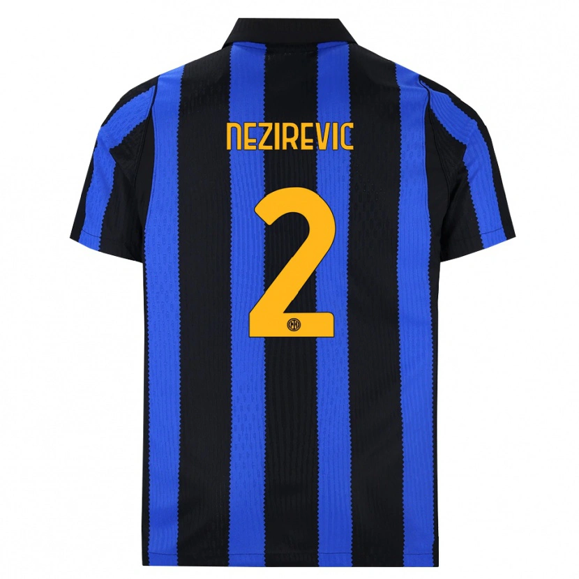 Danxen Mulher Camisola Alem Nezirevic #2 Preto Azul Amarelo Principal 2026/27 Camisa Brasil
