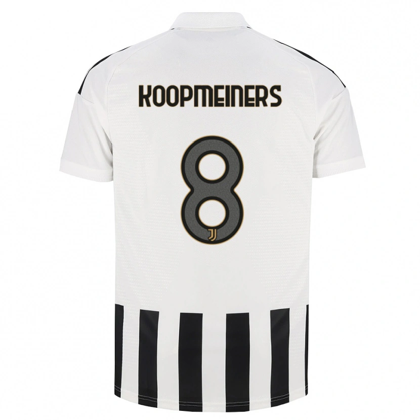 Danxen Mulher Camisola Teun Koopmeiners #8 Preto Branco Marrom Principal 2026/27 Camisa Brasil