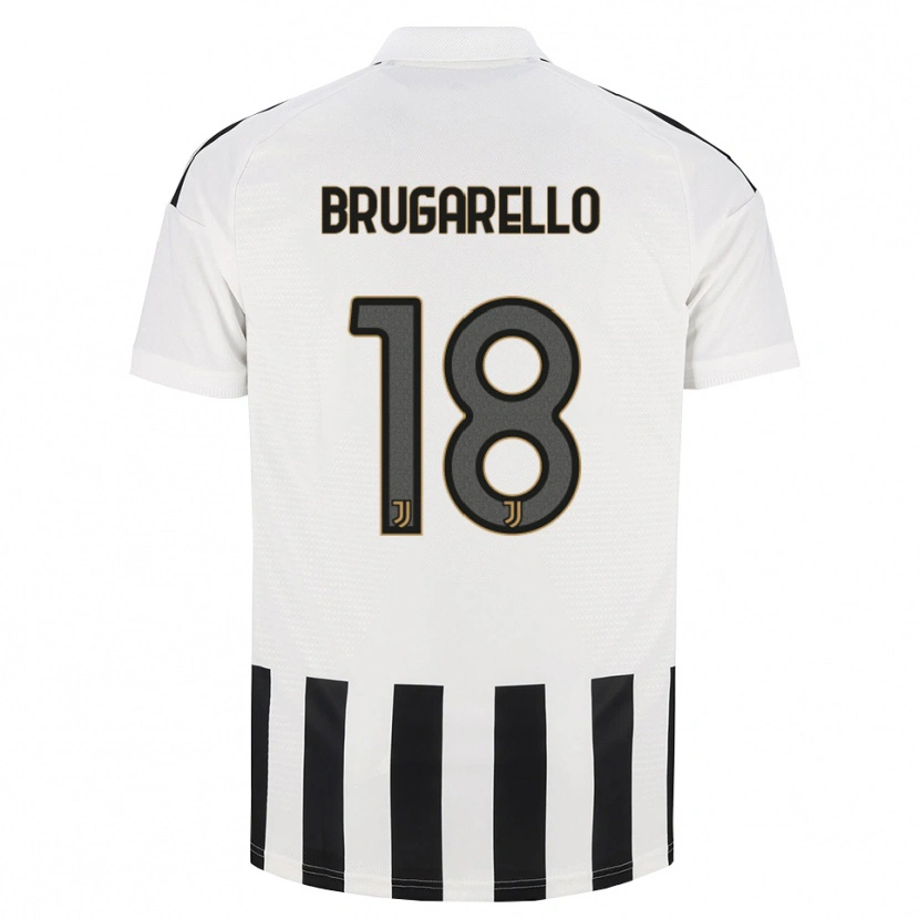 Danxen Mulher Camisola Mattia Brugarello #18 Preto Branco Marrom Principal 2026/27 Camisa Brasil