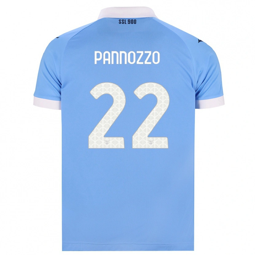 Danxen Mulher Camisola Nicolò Pannozzo #22 Azul Celeste Preto Branco Principal 2026/27 Camisa Brasil