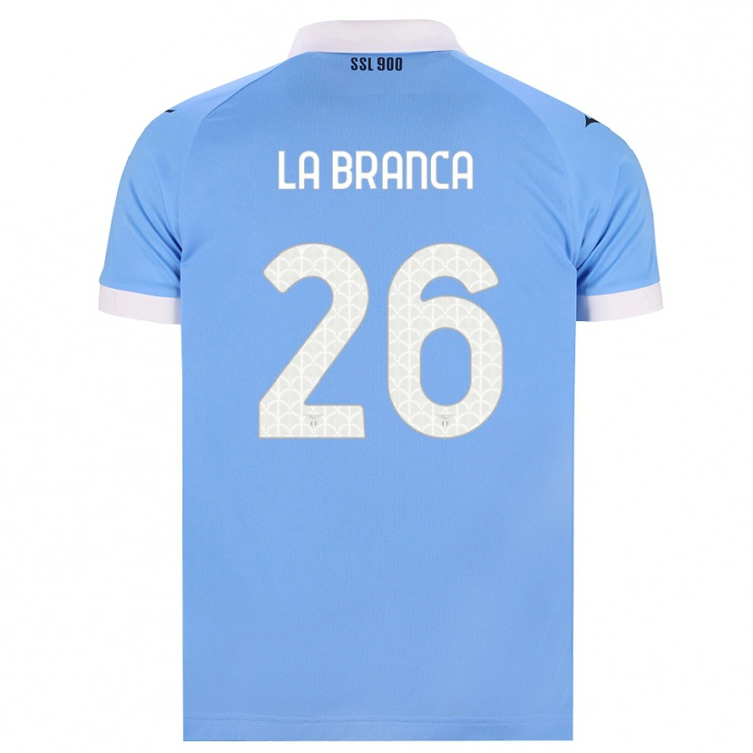 Danxen Mulher Camisola Ruggero La Branca #26 Azul Celeste Preto Branco Principal 2026/27 Camisa Brasil