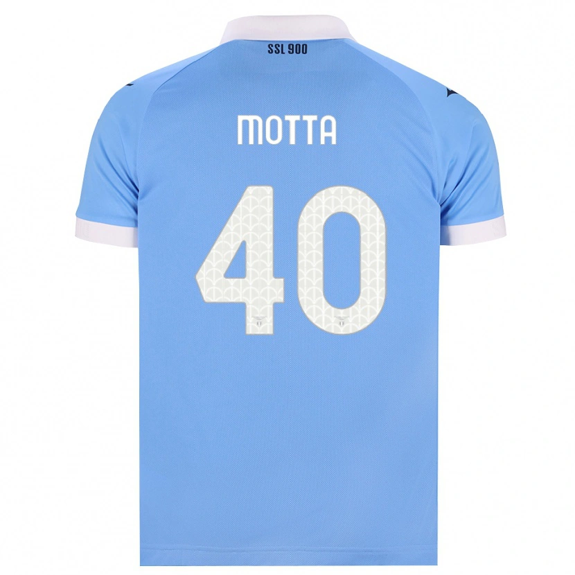 Danxen Mulher Camisola Edoardo Motta #40 Azul Celeste Preto Branco Principal 2026/27 Camisa Brasil