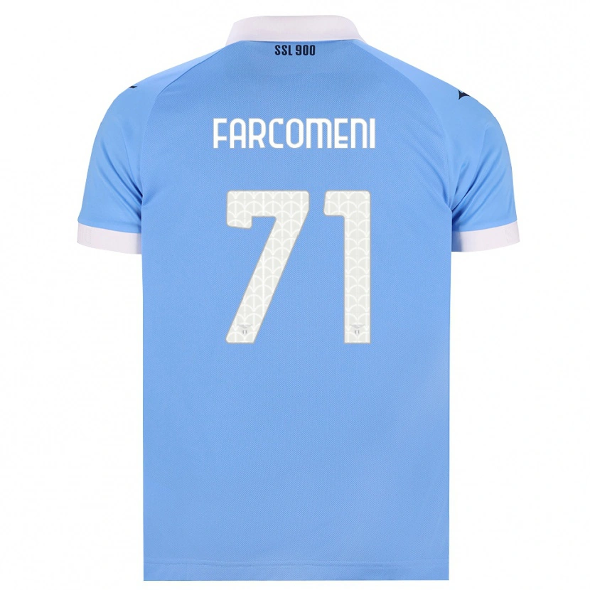 Danxen Mulher Camisola Valerio Farcomeni #71 Azul Celeste Preto Branco Principal 2026/27 Camisa Brasil