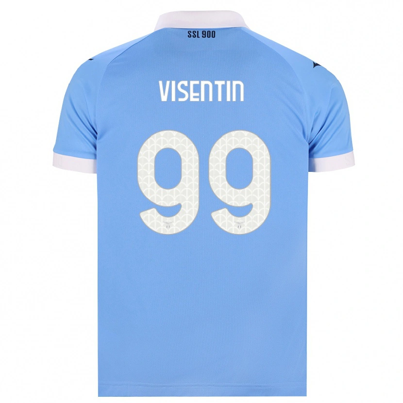 Danxen Mulher Camisola Noemi Visentin #99 Azul Celeste Preto Branco Principal 2026/27 Camisa Brasil