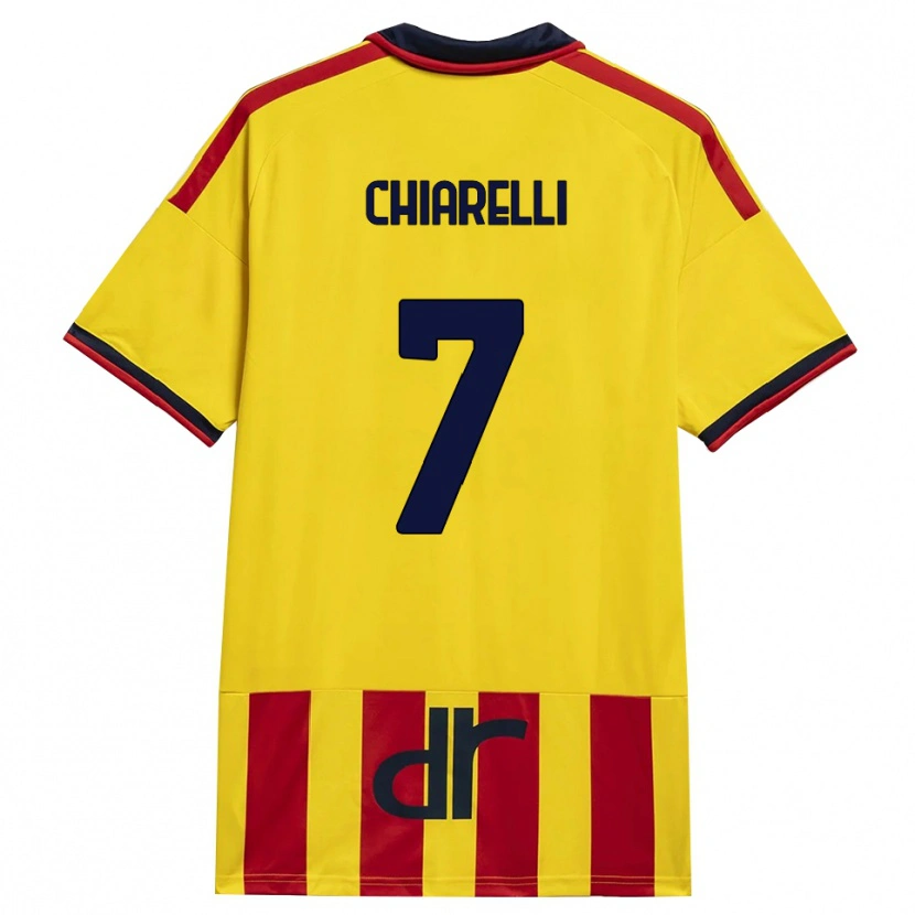 Danxen Mulher Camisola Donato Chiarelli #7 Amarelo Vermelho Principal 2026/27 Camisa Brasil