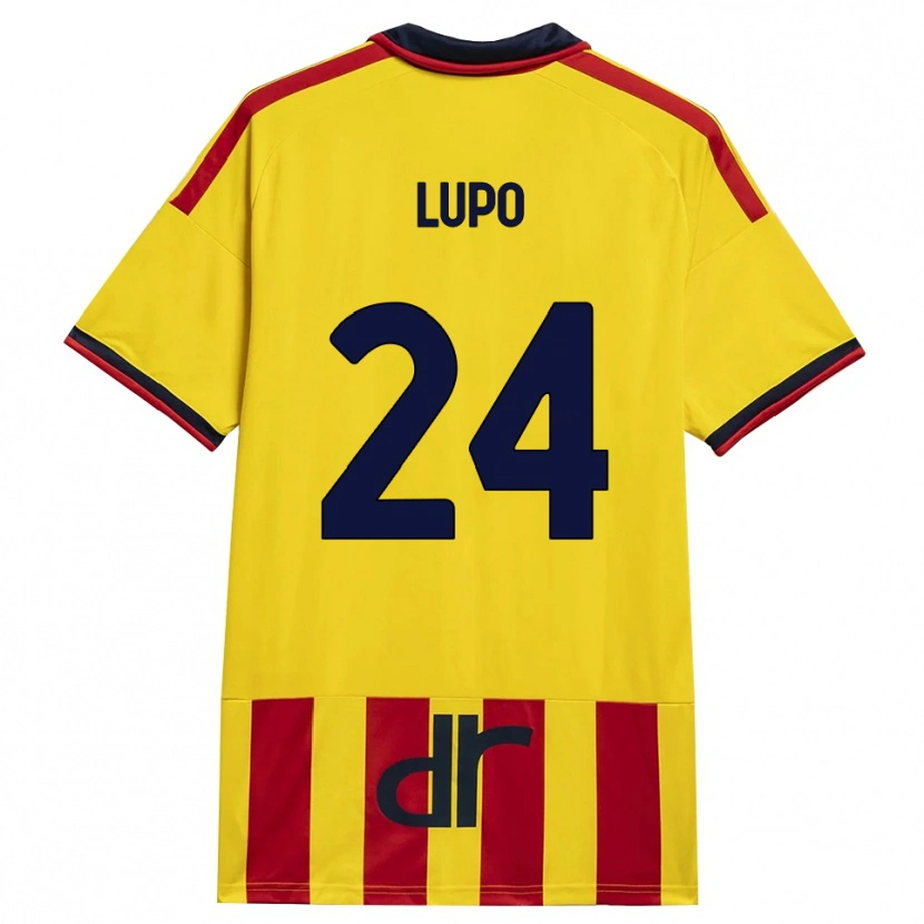 Danxen Mulher Camisola Christian Lupo #24 Amarelo Vermelho Principal 2026/27 Camisa Brasil