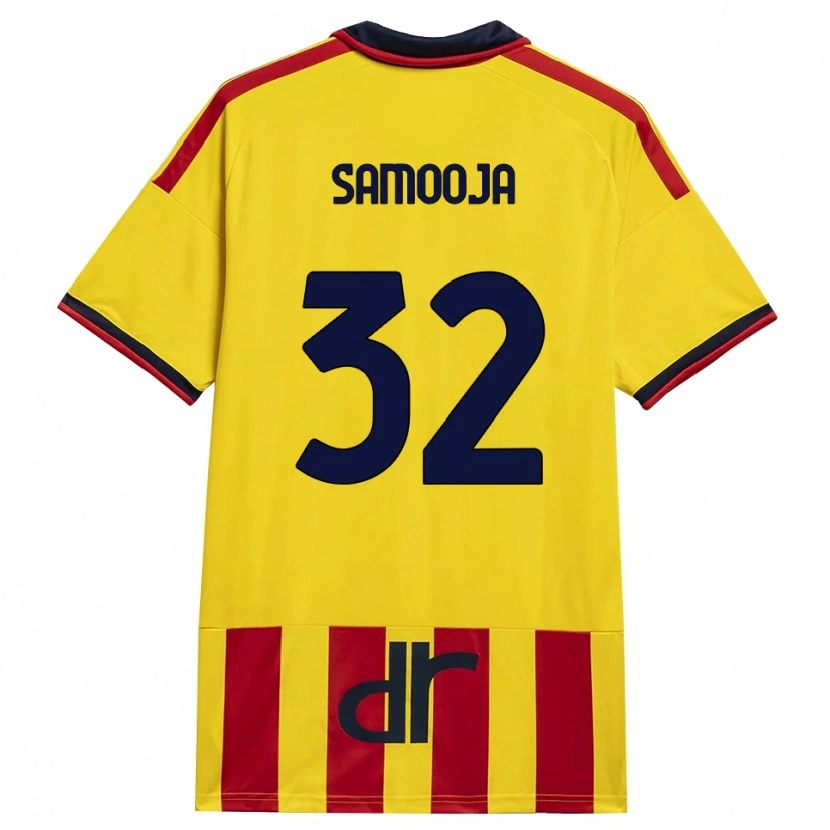 Danxen Mulher Camisola Jasper Samooja #32 Amarelo Vermelho Principal 2026/27 Camisa Brasil