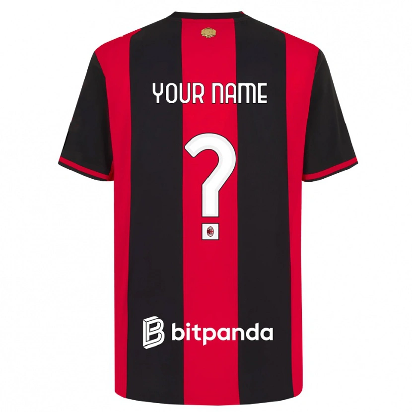 Danxen Mulher Camisola Seu Nome #0 Vermelho Preto Branco Principal 2026/27 Camisa Brasil