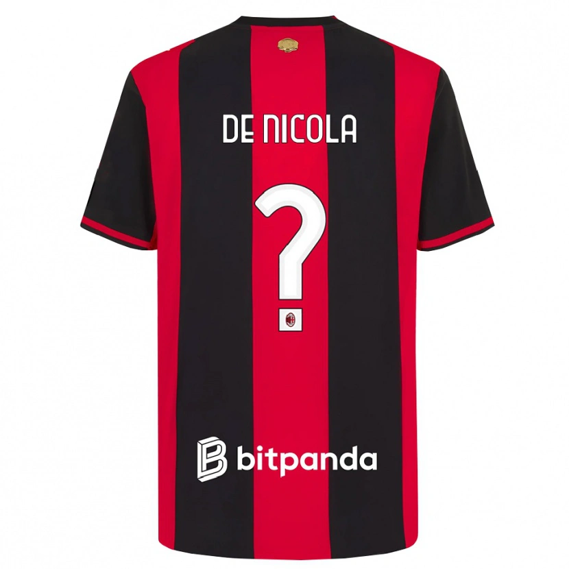 Danxen Mulher Camisola Donato De Nicola #0 Vermelho Preto Branco Principal 2026/27 Camisa Brasil