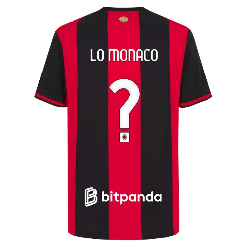 Danxen Mulher Camisola Kevin Lo Monaco #0 Vermelho Preto Branco Principal 2026/27 Camisa Brasil
