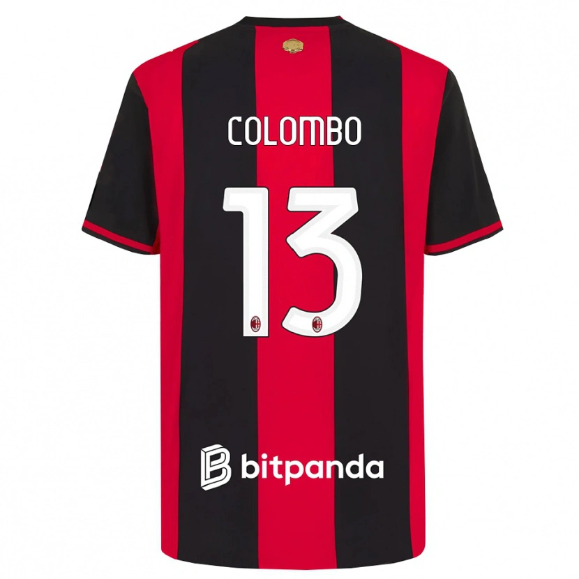 Danxen Mulher Camisola Federico Colombo #13 Vermelho Preto Branco Principal 2026/27 Camisa Brasil