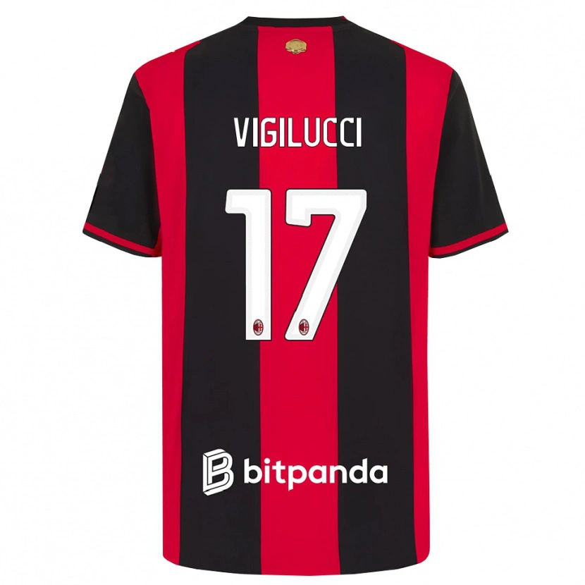 Danxen Mulher Camisola Valery Vigilucci #17 Vermelho Preto Branco Principal 2026/27 Camisa Brasil