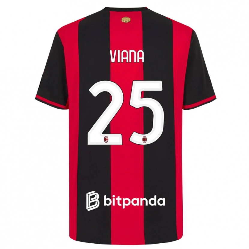 Danxen Mulher Camisola Viana Seedorf #25 Vermelho Preto Branco Principal 2026/27 Camisa Brasil