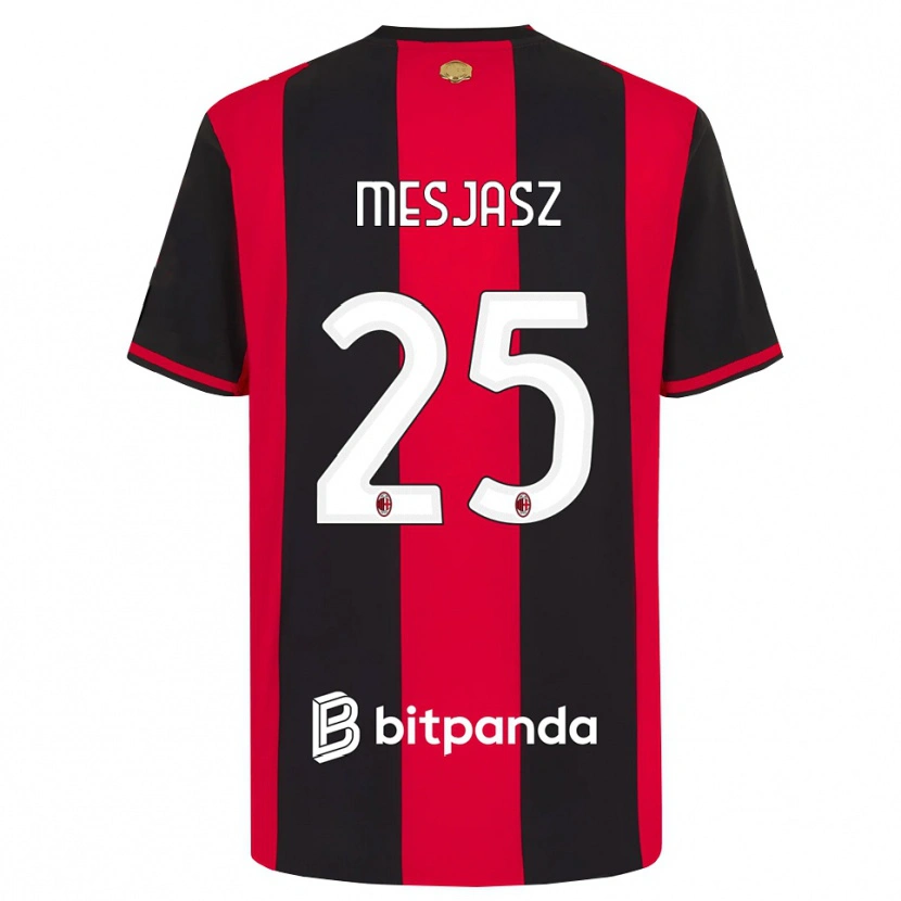 Danxen Mulher Camisola Malgorzata Mesjasz #25 Vermelho Preto Branco Principal 2026/27 Camisa Brasil