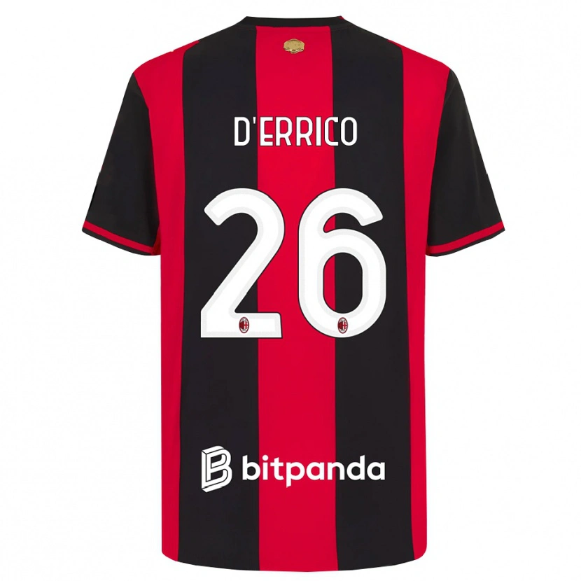 Danxen Mulher Camisola Leonardo D'errico #26 Vermelho Preto Branco Principal 2026/27 Camisa Brasil