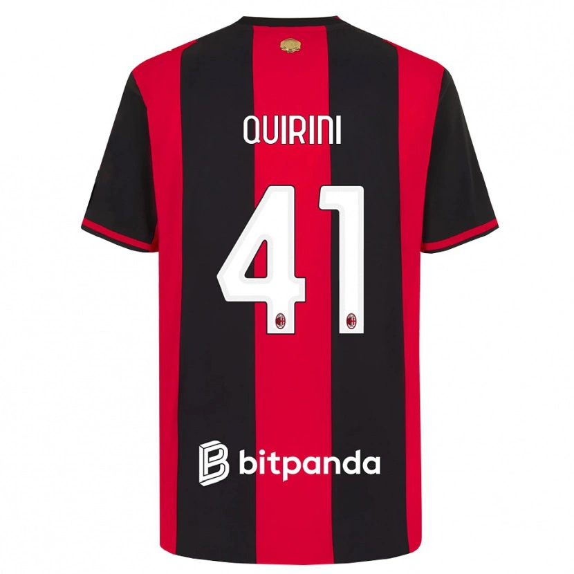Danxen Mulher Camisola Ettore Quirini #41 Vermelho Preto Branco Principal 2026/27 Camisa Brasil