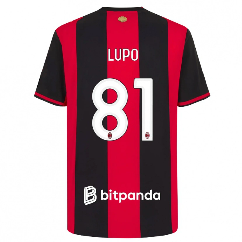 Danxen Mulher Camisola Simone Lupo #81 Vermelho Preto Branco Principal 2026/27 Camisa Brasil